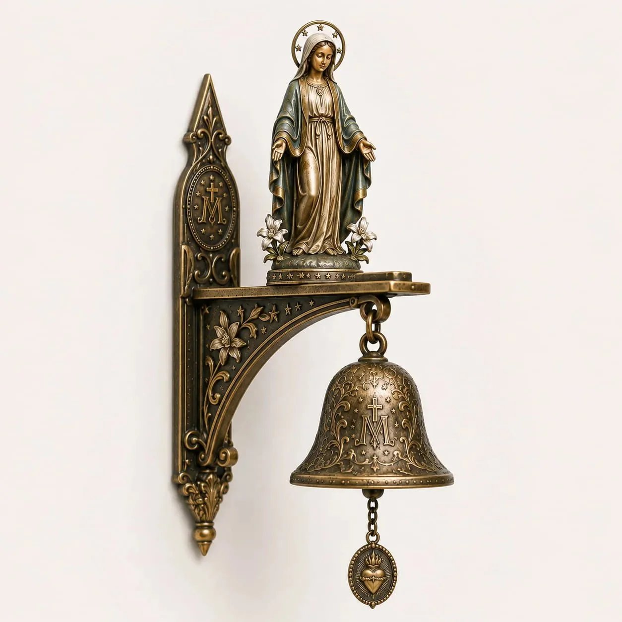 🔥HOT SALE🔥🙏 Our Lady of Grace Wall Bell – A Gift of Faith, Grace & Love 🔔