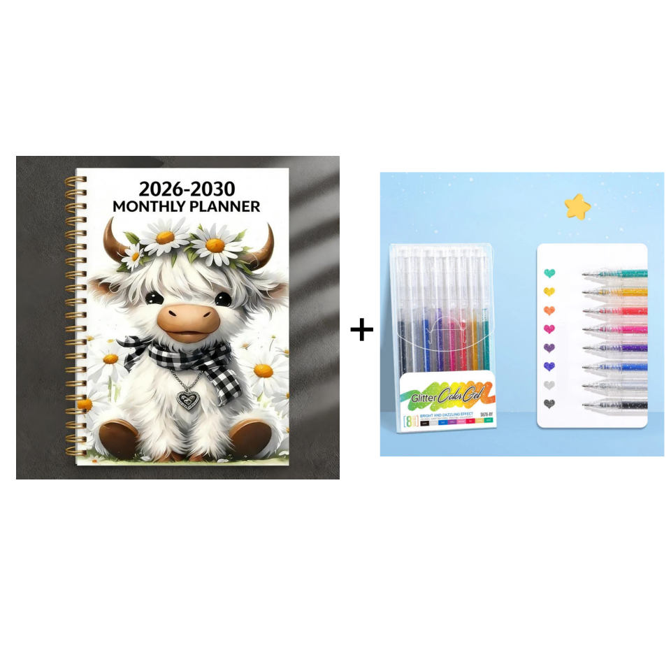 ๐
60-Month Wall Calendar (2026-2030) โ Durable Paper, Month Labels & Annual Planning for Ultimate Organization ๐๏ธโ