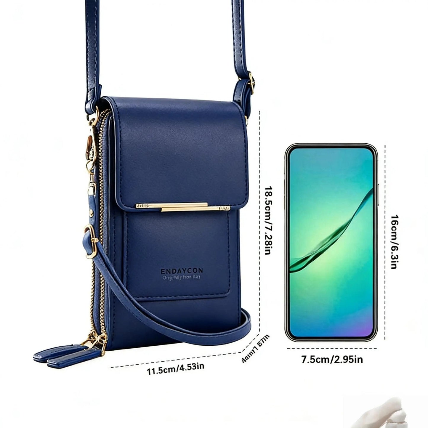 👜 Simple and elegant women's touchscreen crossbody phone wallet📱