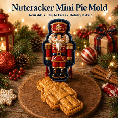 🎄 9-Design Christmas Mini Pie Mold Collection 🥧✨