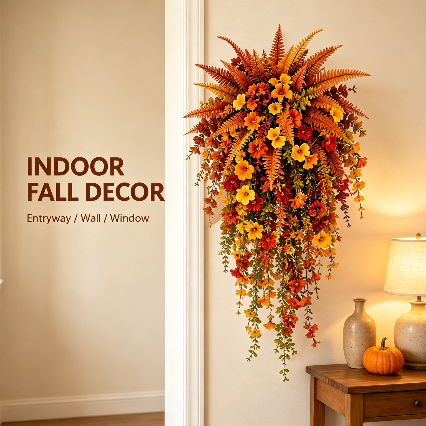 🔥Last Day 50% OFF🍂Artificial Fern for Autumn Porch & Door