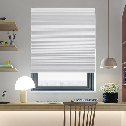 Cordless No Drill Cellular Shades – Custom Size Blackout Honeycomb Shades for Windows
