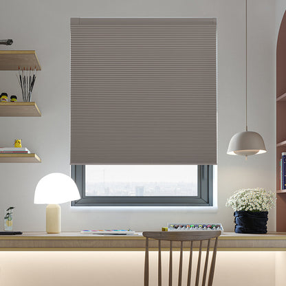 Cordless No Drill Cellular Shades – Custom Size Blackout Honeycomb Shades for Windows