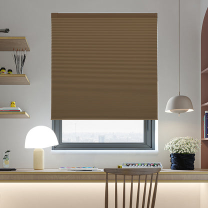 Cordless No Drill Cellular Shades – Custom Size Blackout Honeycomb Shades for Windows