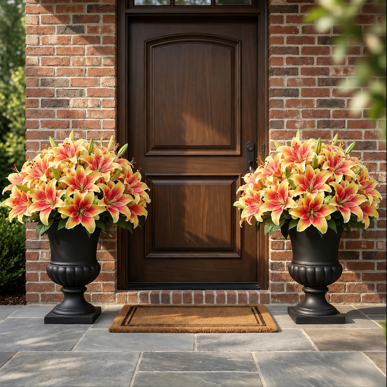 🔥Last Day 56% OFF💐‑Premium Artificial Lily Flowers‑UV Resistant, Waterproof, Windproof