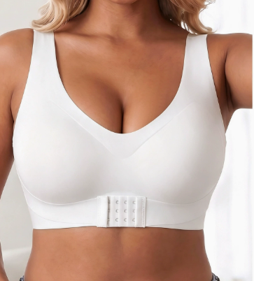 Hot Sale 70% OFF - Cross Back Front Closure Wireless Posture Support Bra
