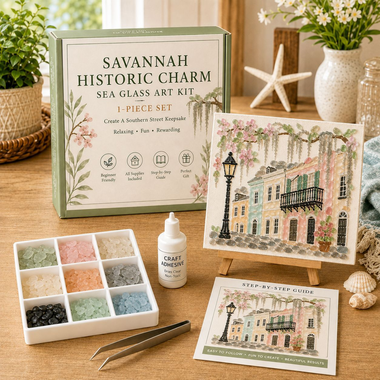 Sea Glass Art Kit Timeless American Destinations