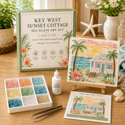 Sea Glass Art Kit Timeless American Destinations
