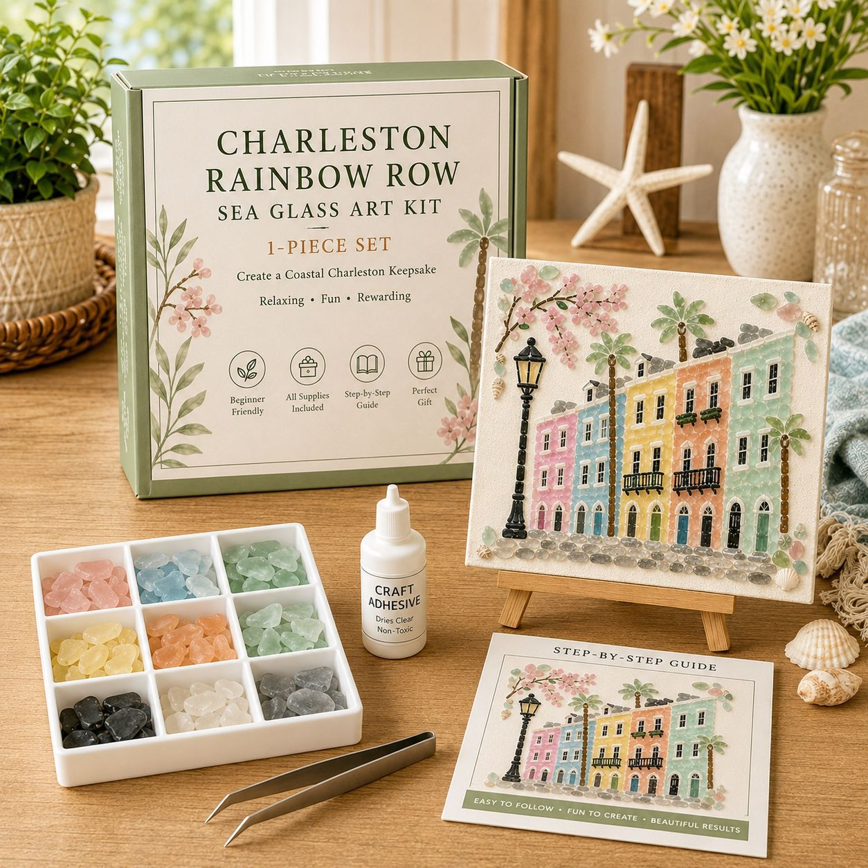 Sea Glass Art Kit Timeless American Destinations