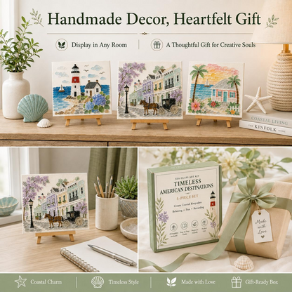 Sea Glass Art Kit Timeless American Destinations