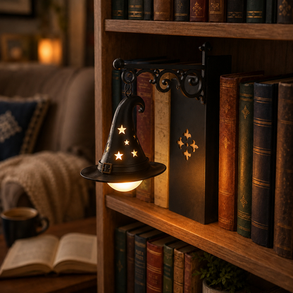 📚✨ Magical Bookshelf Light — Cozy Reading Nook Decor