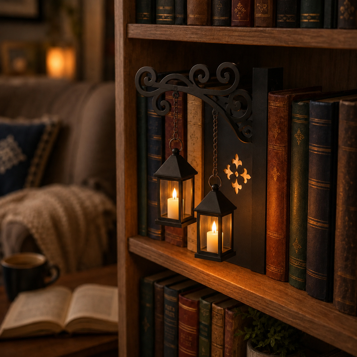 📚✨ Magical Bookshelf Light — Cozy Reading Nook Decor