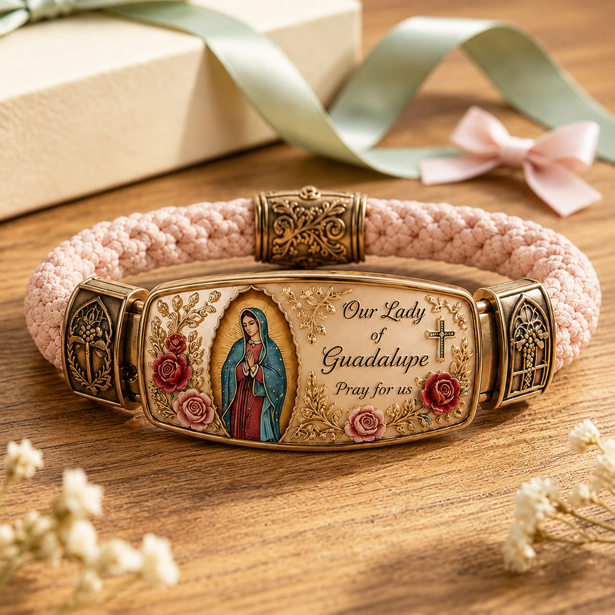 Faith Over Fear Bracelet – Christian Cross Bracelet Inspired by Isaiah 41:10, Hope, Courage & Divine Strength