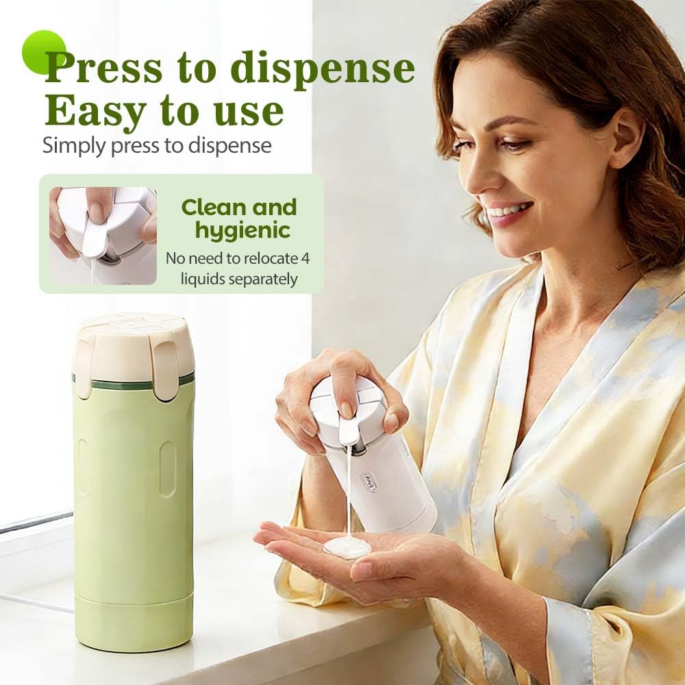 🔥Limited Time 50% Off✨4-in-1 Travel Toiletry Dispenser Bottle