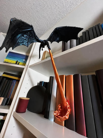 🔥 HOT SALE 🔥🐉Naotstore - Dragon Flame Book Nook