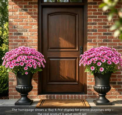 💥Last Day 70% OFF🌼- Artificial Outdoor Sunset Mums Flowers - UV resistant, Waterproof, Windproof
