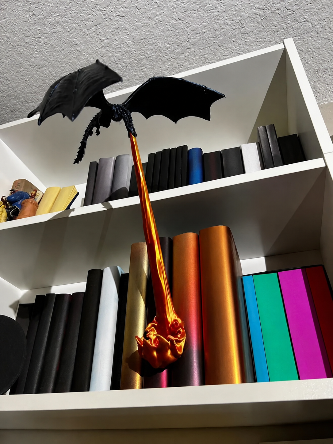 🔥 HOT SALE 🔥🐉Naotstore - Dragon Flame Book Nook