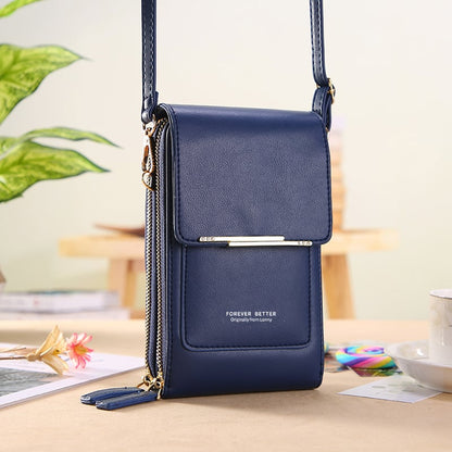 👜 Simple and elegant women's touchscreen crossbody phone wallet📱