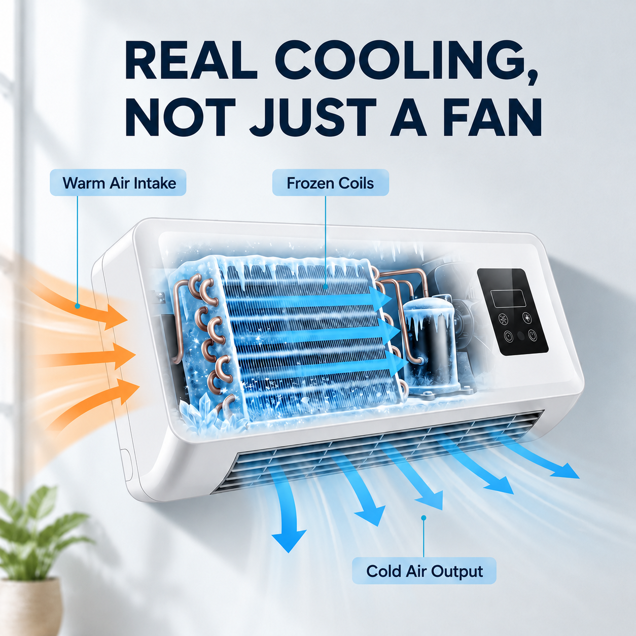 🔥Limited Discount🔥Ductless Portable Air Conditioners No Windows Needed ONLY $99