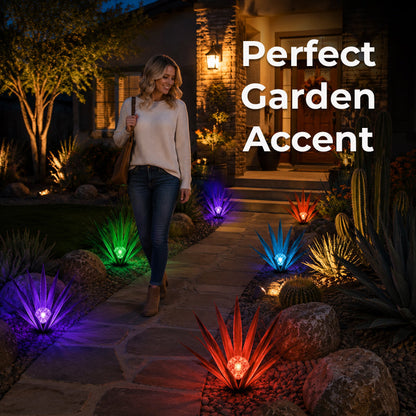 🔥 Limited Time 50% OFF — 🌵 Metal Agave Solar Garden Light ✨