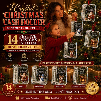 🎄💵Christmas Cash Gift Ornament- Make Cash Feel Like A Real Christmas Gift