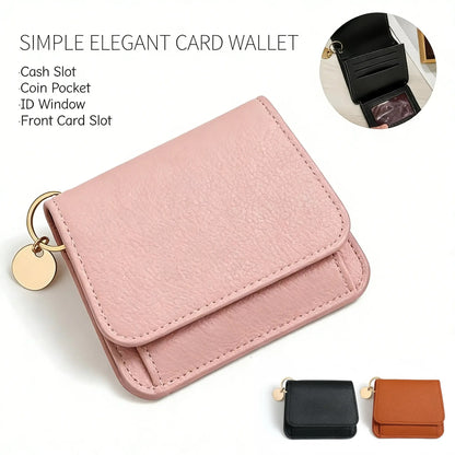 💖Hot 59% OFF🌹RFID Short Wallets for Women – Fashionable Card Holder with Key Ring & Coin Purse