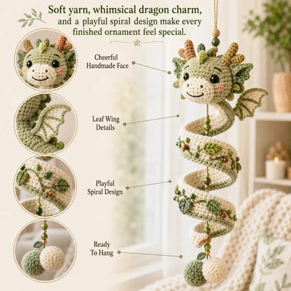 ✨Copy of Buy 3 Get 1 Free | 🐉 Beginner-Friendly DIY Enchanted Dragon Spiral Hanging Ornament Kit | Complete Kit with All Tools & Step-by-Step Guide Included 💕