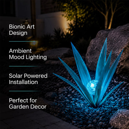 🔥 Limited Time 50% OFF — 🌵 Metal Agave Solar Garden Light ✨