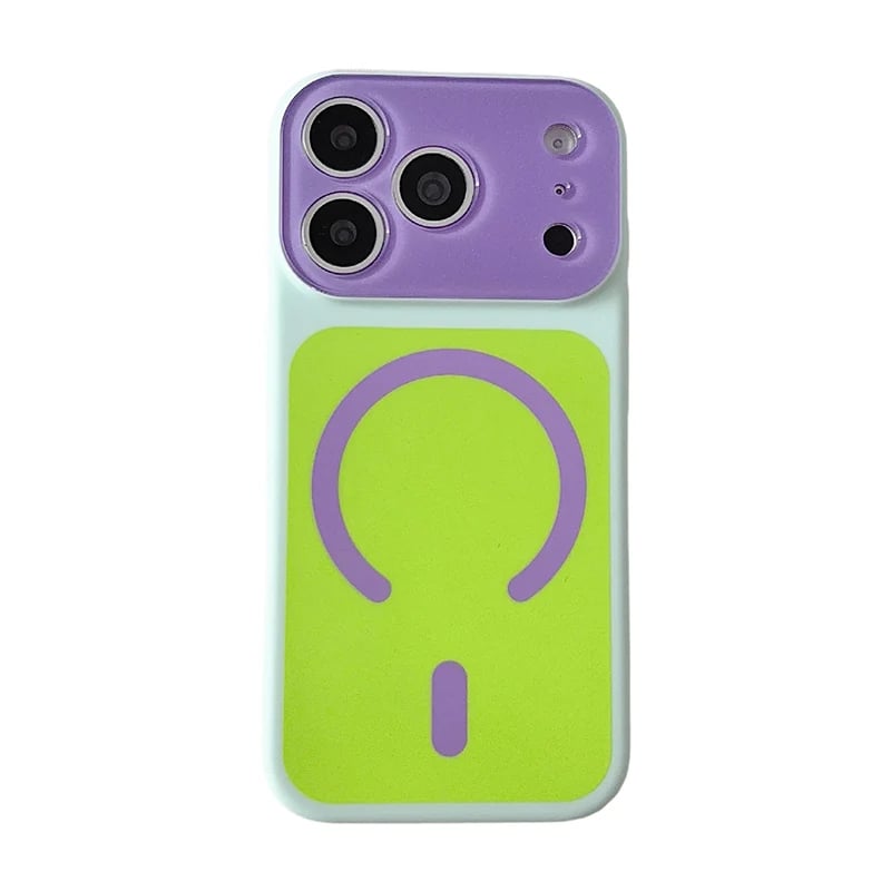 Magnetic Contrast Color Phone Case