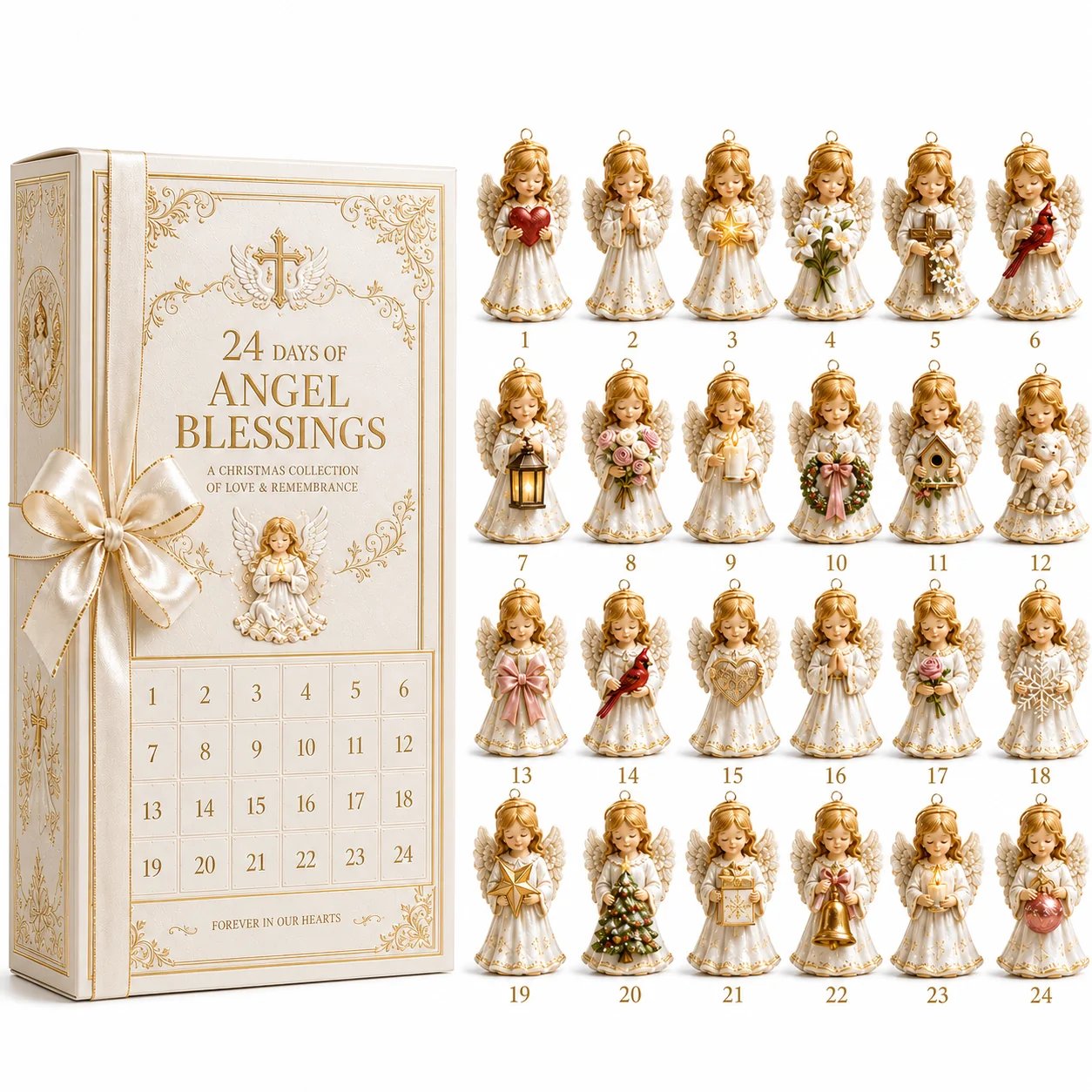 🔥24-Day Christmas Countdown Advent Calendar – Angel's Blessing