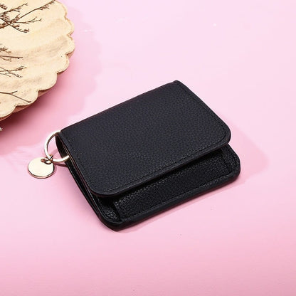 💖Hot 59% OFF🌹RFID Short Wallets for Women – Fashionable Card Holder with Key Ring & Coin Purse