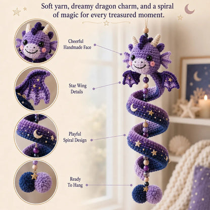 ✨Copy of Buy 3 Get 1 Free | 🐉 Beginner-Friendly DIY Enchanted Dragon Spiral Hanging Ornament Kit | Complete Kit with All Tools & Step-by-Step Guide Included 💕
