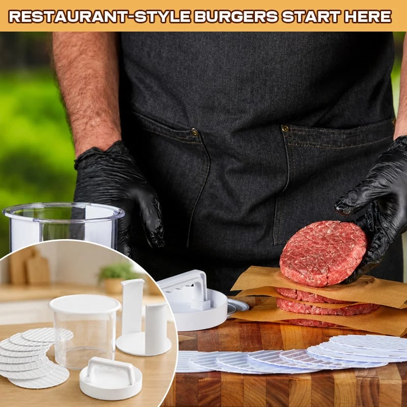 🎉🔥 50% OFF - 🍔 Burger Patty Maker for Easy Homemade Burgers
