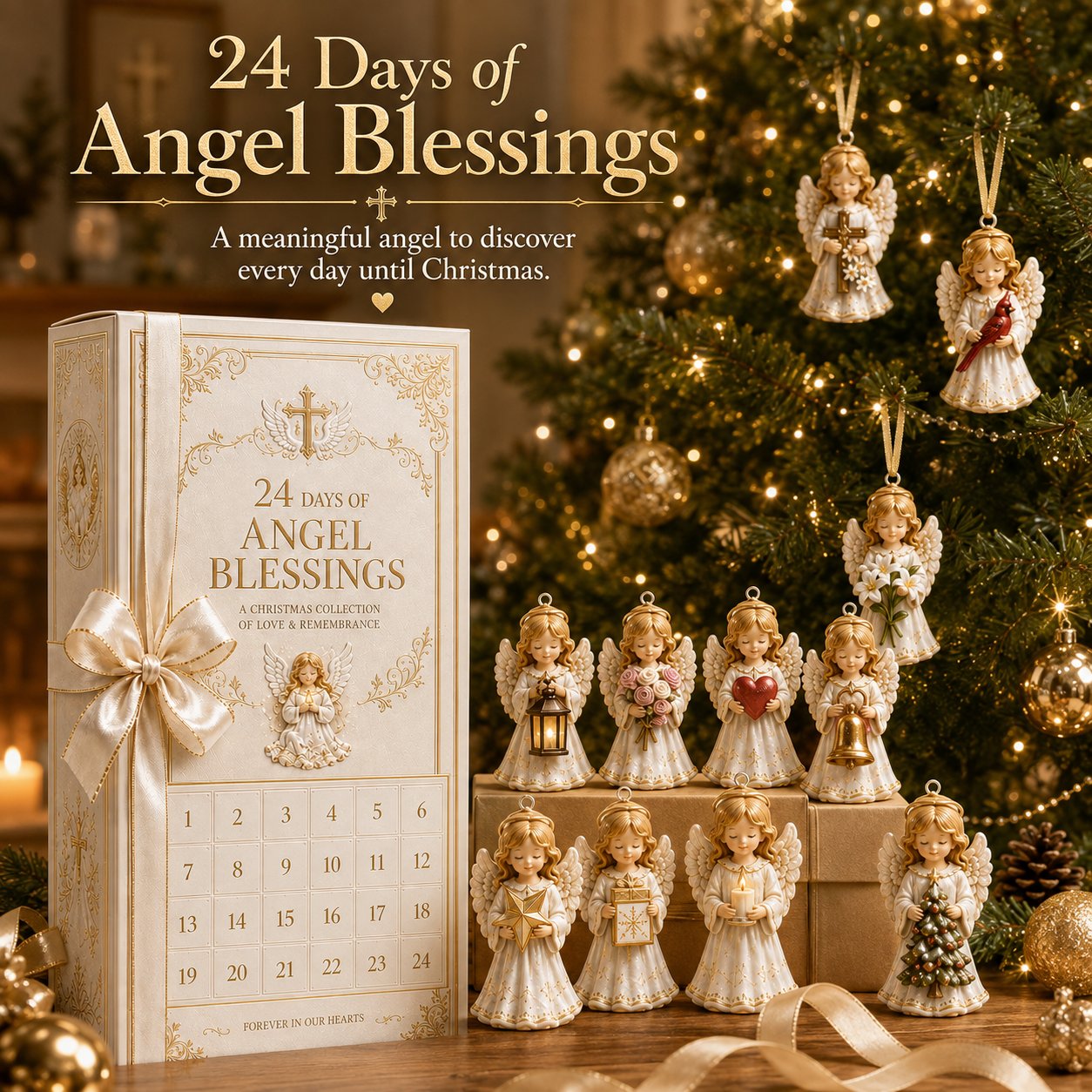 🔥24-Day Christmas Countdown Advent Calendar – Angel's Blessing