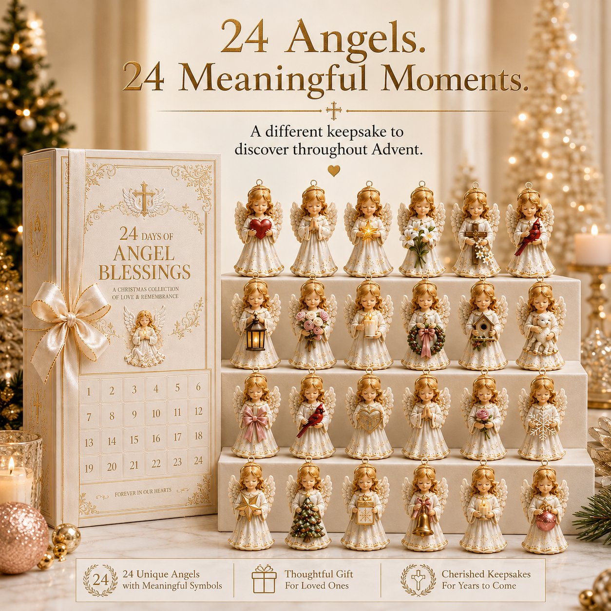🔥24-Day Christmas Countdown Advent Calendar – Angel's Blessing