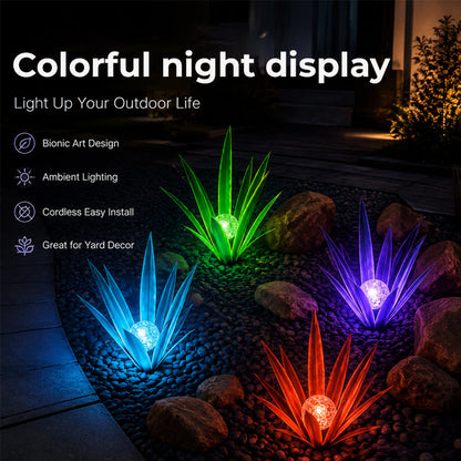 🔥 Limited Time 50% OFF — 🌵 Metal Agave Solar Garden Light ✨