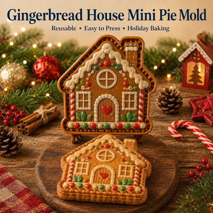 🎄 9-Design Christmas Mini Pie Mold Collection 🥧✨