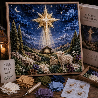 🔥HOT SALE🔥 Last Day 49% OFF - ✝️3D Christian Fabric Poke Art Kit(📦Buy 2 Free Shipping)