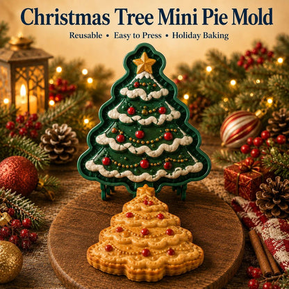 🎄 9-Design Christmas Mini Pie Mold Collection 🥧✨