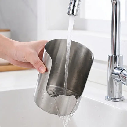 ⭐Thickened Stainless Steel Utensil Organizer, Rust Resistant Easy to Clean