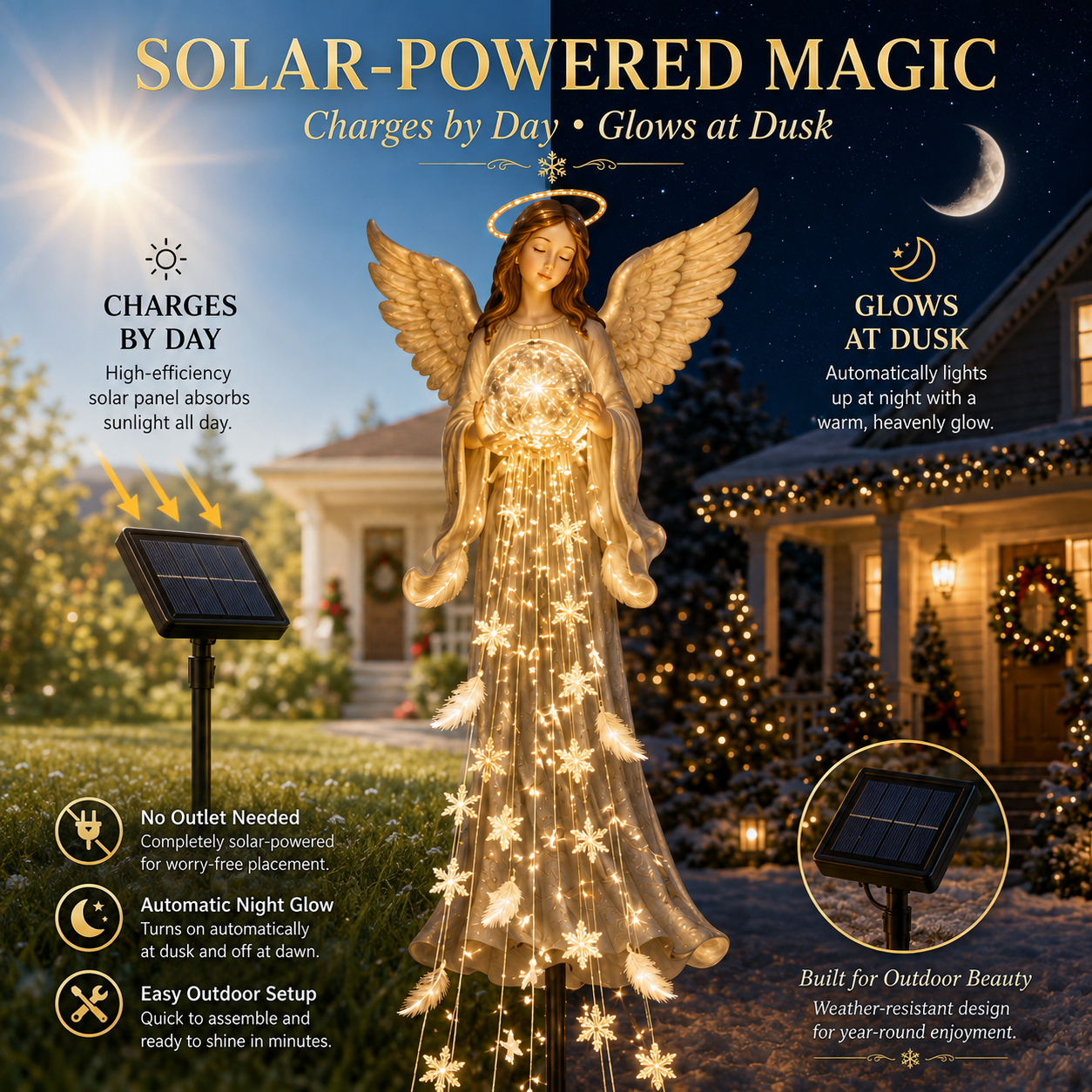 🔥 Today Only: Get 49% Off✨ Solar Angel Remembrance Garden Light👼