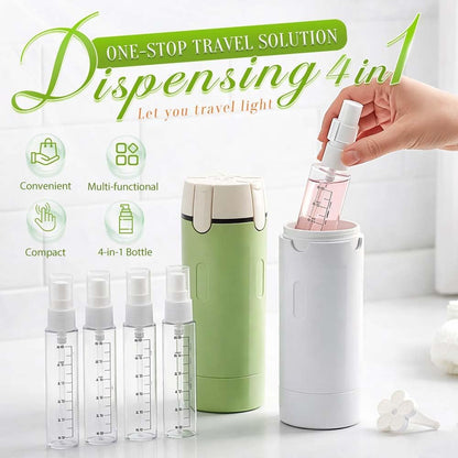 🔥Limited Time 50% Off✨4-in-1 Travel Toiletry Dispenser Bottle