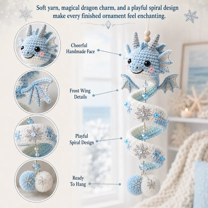 🔥 Last Day 50% OFF✨ 🐉 Beginner-Friendly DIY Enchanted Dragon Spiral Hanging Ornament Kit | Complete Kit with All Tools & Step-by-Step Guide Included 💕