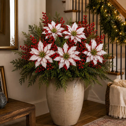❀Last Day 64% OFF🔥Christmas Poinsettia Planter Inserts