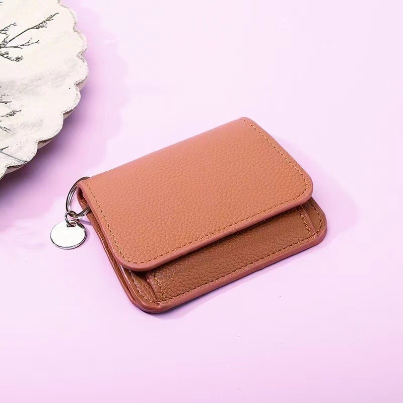 💖Hot 59% OFF🌹RFID Short Wallets for Women – Fashionable Card Holder with Key Ring & Coin Purse