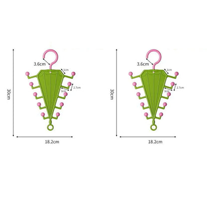 Multi-Functional V-Shaped Double Sided Hanger Storage Rack