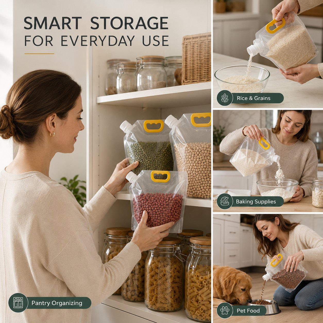 🌾 Moisture-Proof Airtight Grain Storage Bag