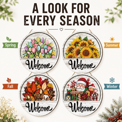🔥 LIMITED-TIME 49% OFF — 16 Pcs Interchangeable Welcome Sign for Front Door