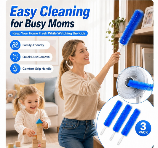 Bendable Microfiber Head,Reusable Dust Remover