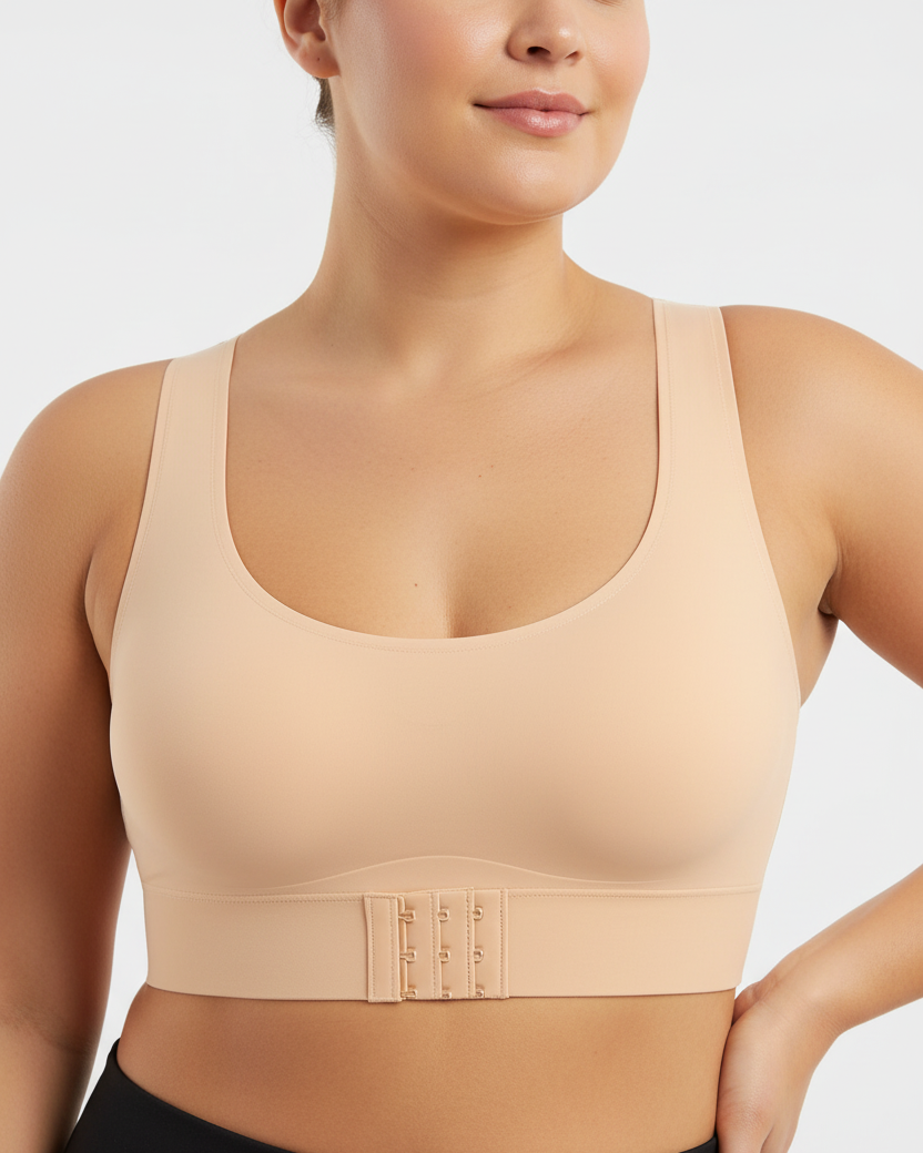 Hot Sale 70% OFF - Cross Back Front Closure Wireless Posture Support Bra